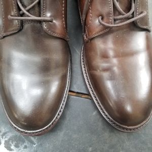 frye james lace up cordovan